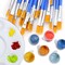 Paint Brushes Set,120 pcs Nylon Hair Brushes for Acrylic Oil Watercolor Artist Professional Painting Kits